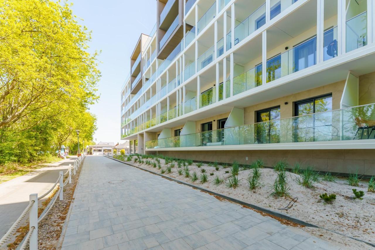 Apartament Kapitanski Z Widokiem Na Morze 4 Pietro - By Perlowa Przystan Rent Sianozety Kültér fotó