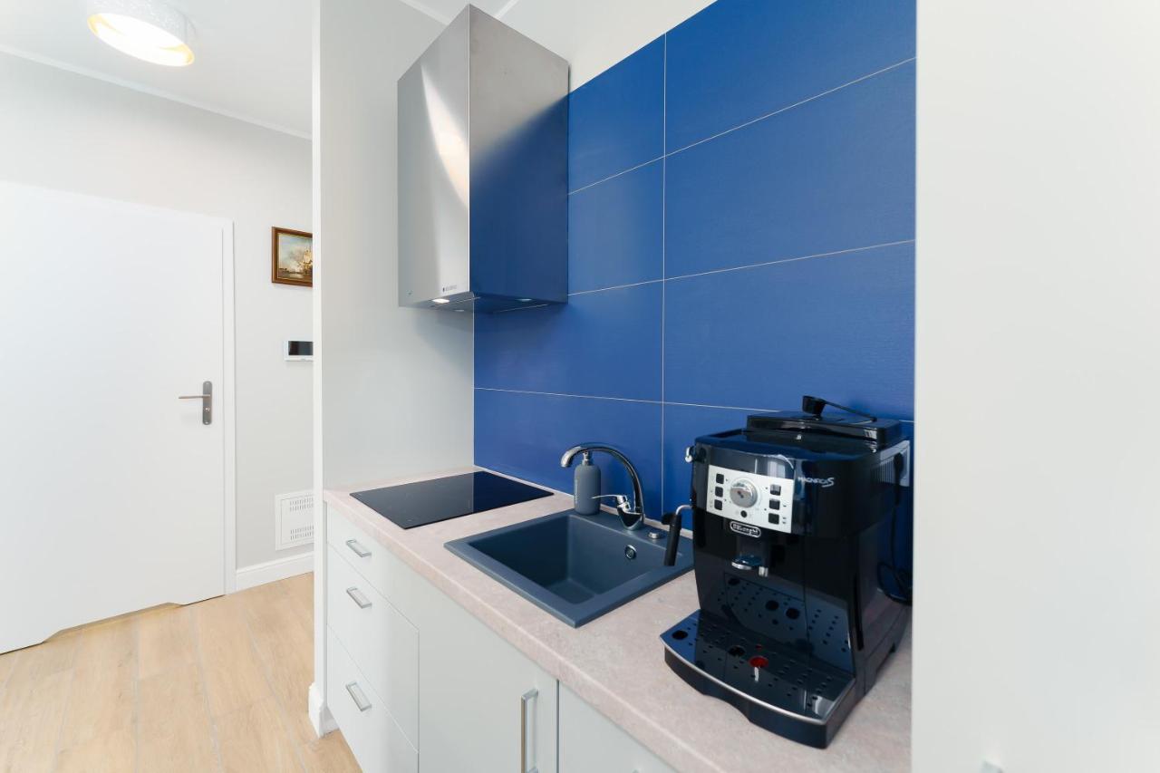 Apartament Kapitanski Z Widokiem Na Morze 4 Pietro - By Perlowa Przystan Rent Sianozety Kültér fotó