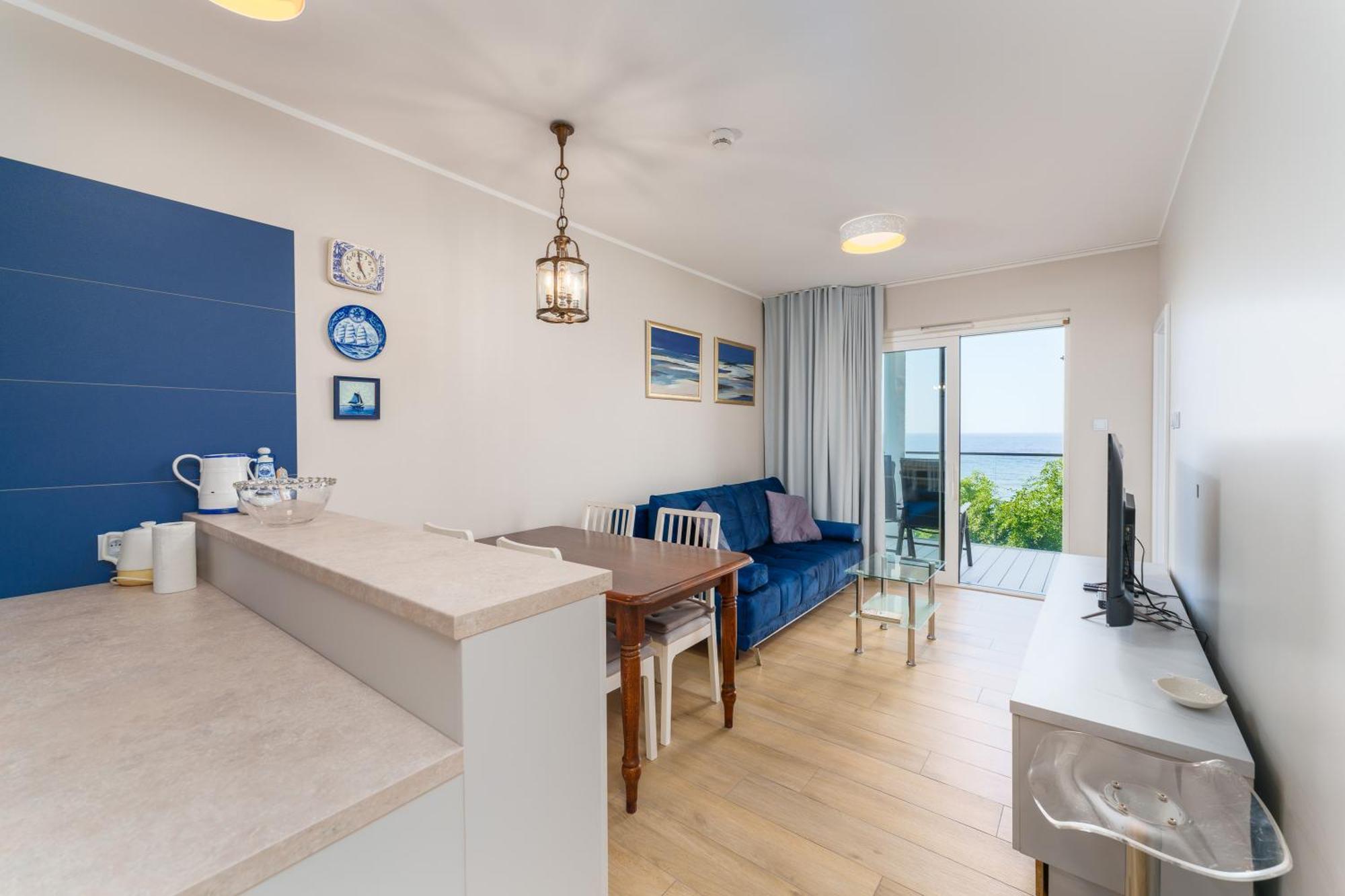 Apartament Kapitanski Z Widokiem Na Morze 4 Pietro - By Perlowa Przystan Rent Sianozety Kültér fotó